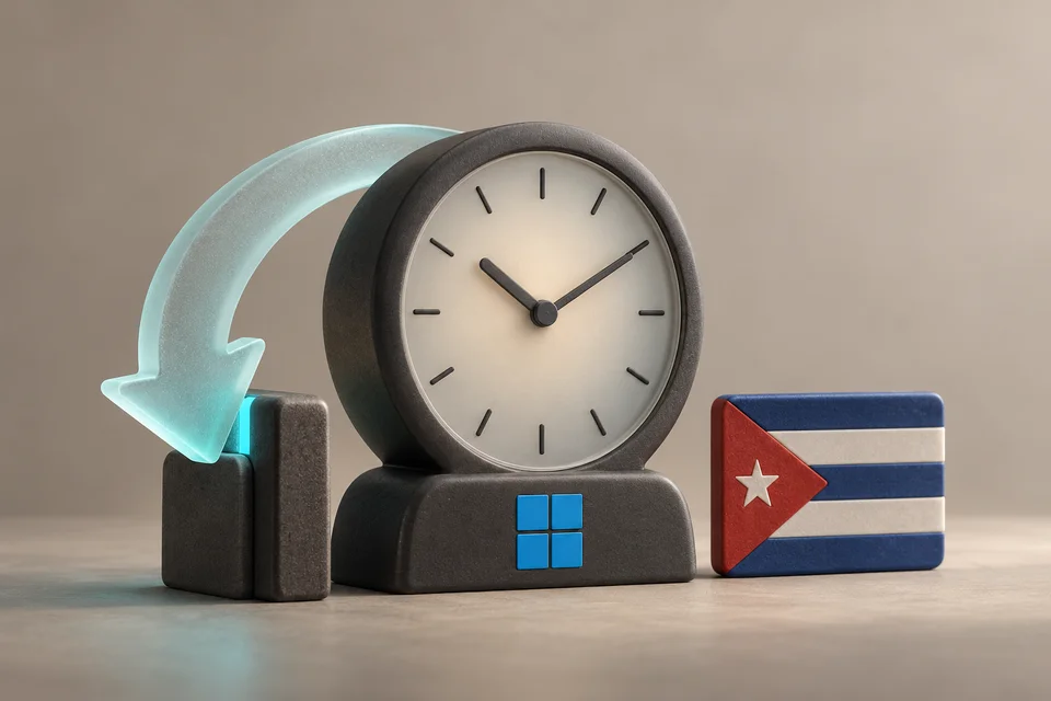 Windows and Cuba’s Canceled Clock Rollback
